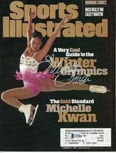 Michelle Kwan Autographed Olympics Medal Sports Illustrated 2/9/98 Beckett - Autographed Olympic Magazines