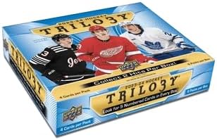 Upper Deck 2023-24 Trilogy Hockey Hobby Box (6 Packs, Age 162+)