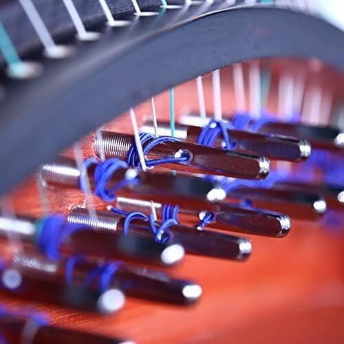 LANDTOM Professional Paulownia Guzheng（163cm）for Adults/Children/beginner (Elegant Orchid)