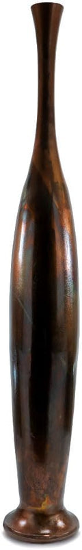 Modern Day Accents 3752 Botella Deco Rainbow Bronze Bottle, Tall Floor Sculpture for Home Decor, Decorative Metal Accent for Living Room, Bedroom, or Entryway, Modern Rustic Design, 50' H