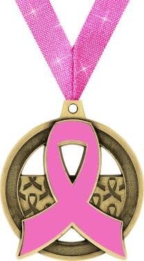 Crown Awards Breast Cancer Awareness Medal