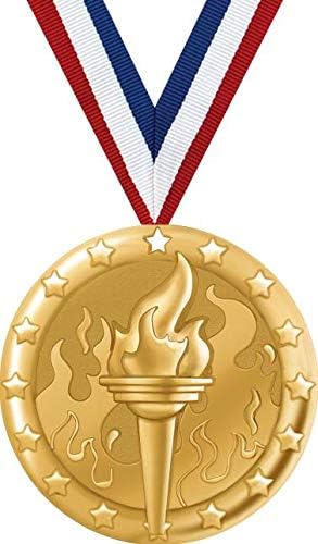 Torch Medals - 2' Gold Torch Medal Awards Prime