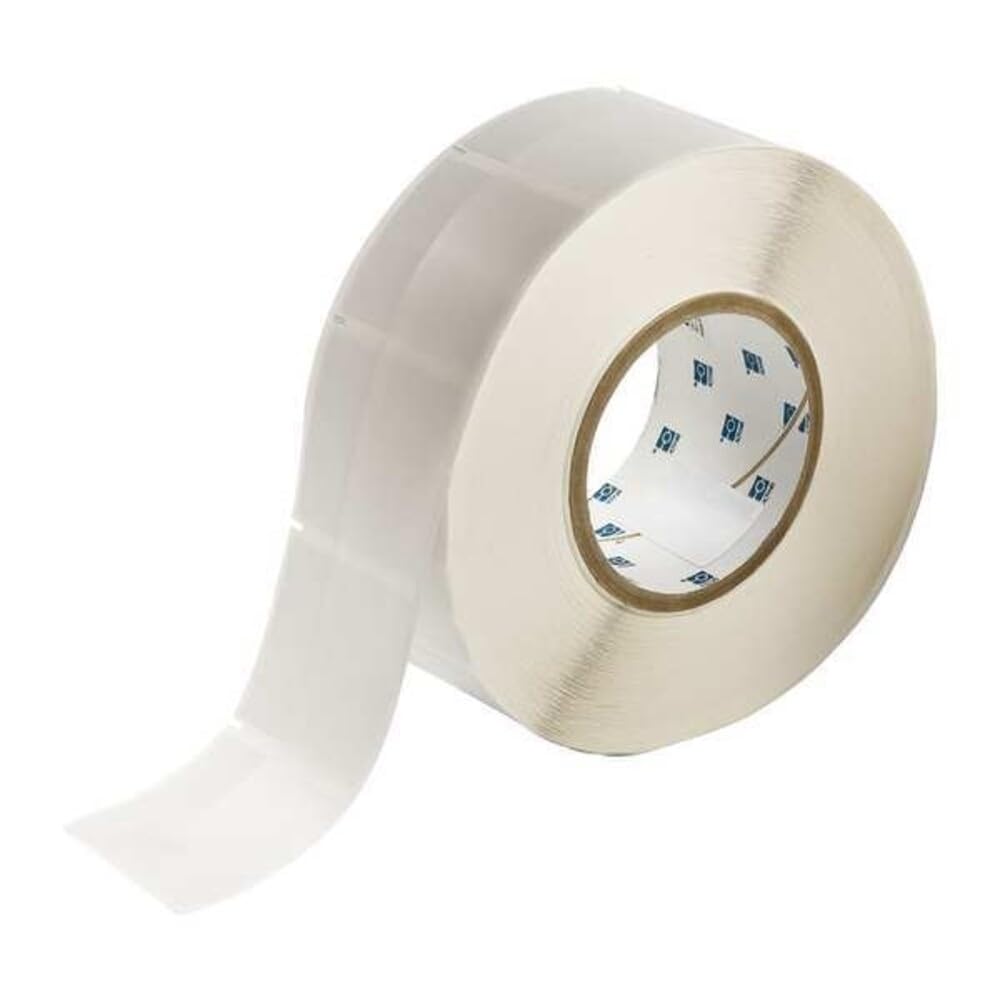 Brady THT-67-427-1.5 2' Width x 2.25' Height, B-427 Self-Laminating Vinyl, Matte Finish White/Translucent Thermal Transfer Printable Label (1500 per Roll)