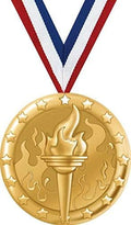 Torch Medals - 2' Gold Torch Medal Awards