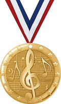 Music Medals - 2' Gold Music Medal Awards Prime
