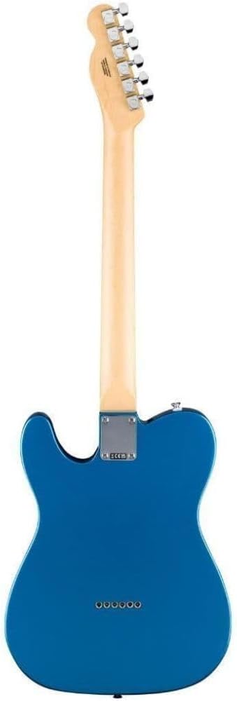 Fender Standard Telecaster Electric Guitar - Aqua Marine Metallic Bundle with Fender Classic Guitar Picks 12-Pack, 10ft Series Instrument Cable Black, Logo Guitar Strap 2in Black with White
