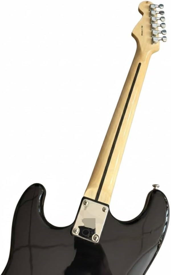 Electric Guitar 39 Inch Full Size Single Coil Pickups Solid Wood Body Tremolo for Beginner(Vintage Sunburst)
