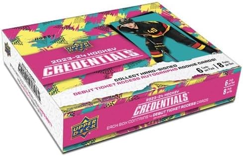 2023-24 Upper Deck Credentials Hockey Hobby Box