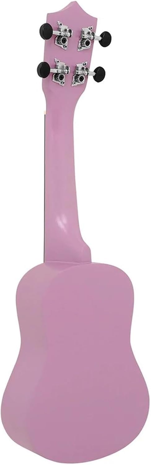Adult Ukulele 21 Inch Ukulele 4 String Guitar Pink Hawaiian Mini Guitar Basswood Ukulele Stringed Instrument Beginner Gift