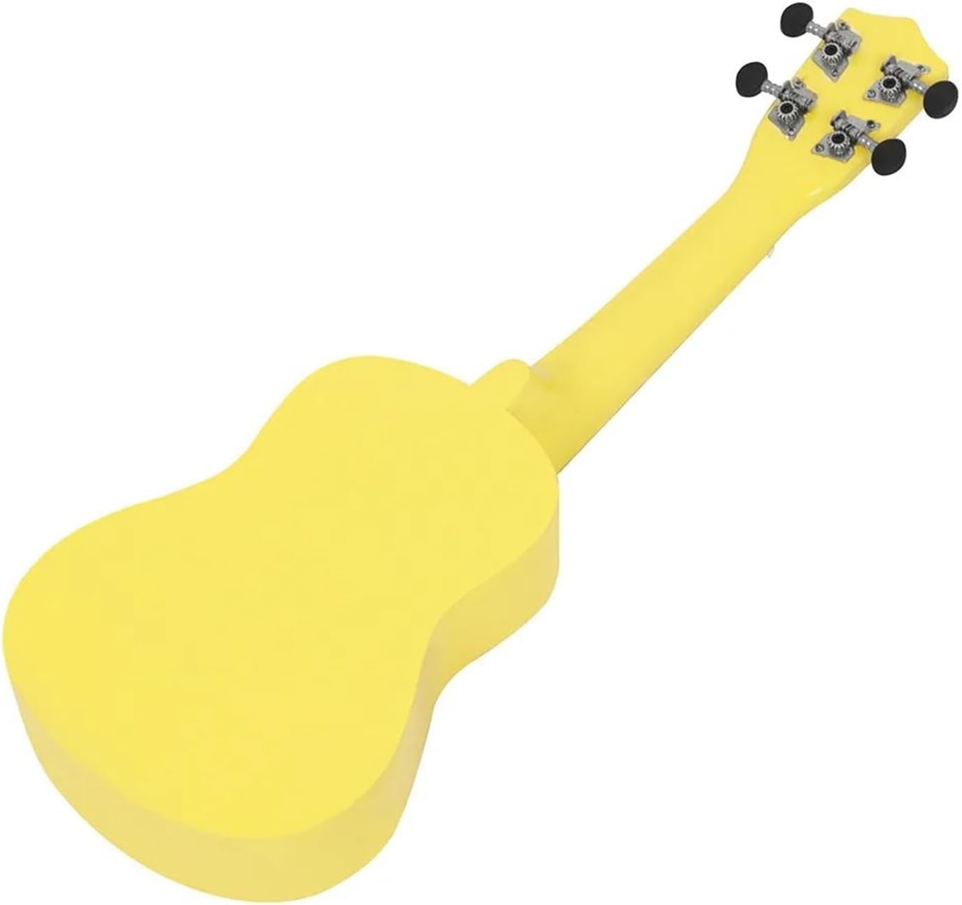 Adult Ukulele 21 Inch Ukulele Hawaiian Guitar Cartoon Fruit Ukulele Beginner Mini Guitar String Instrument(Yellow)
