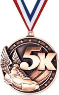 Crown Awards 5K Medals - Bronze 5K Race Medal, Running Medals with Neck Ribbon Prime