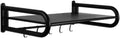 Microwave Oven Rack,Wall Mounted Microwave Oven Rack - Modern Black Kitchen Baker's Shelf with Hooks - Space-Saving 55cm Design for Home & Restaurant Organization