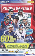2017 Panini Rookies & Stars NFL Football HUGE 60 Card Factory Sealed HANGER Box with 3 EXCLUSIVE PURPLE PARALLELS! Look for RC & Autos of PATRICK MAHOMES, Mitch Trubisky,Deshaun Watson & More! WOWZZER