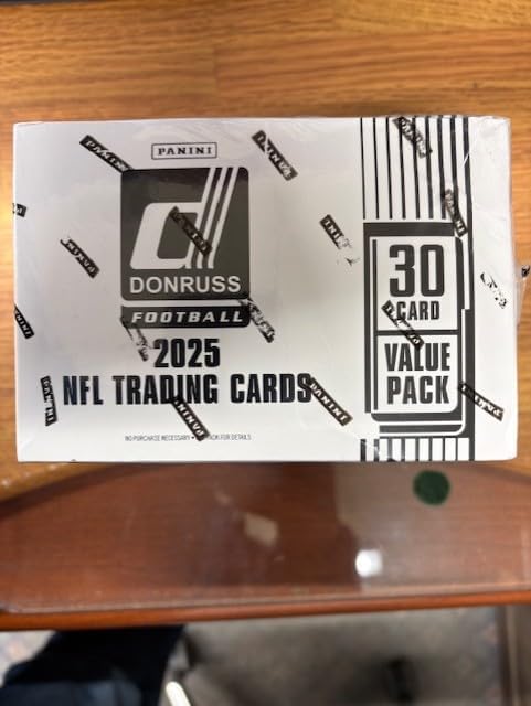2025 Donruss Football Factory Sealed Value Fat Pack Box 12 Packs/30 Cards Per Pack - Sealed