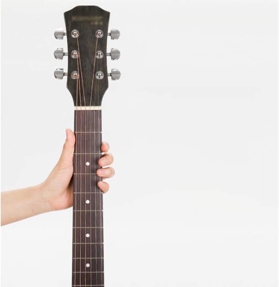 Etlegor Classical Guitar 41 Inches Dreadnought Cutaway Beginner Veneer Spruce Wooden Guitar Kit with Bag, Strings, Picks,5 Colors (Color : C)