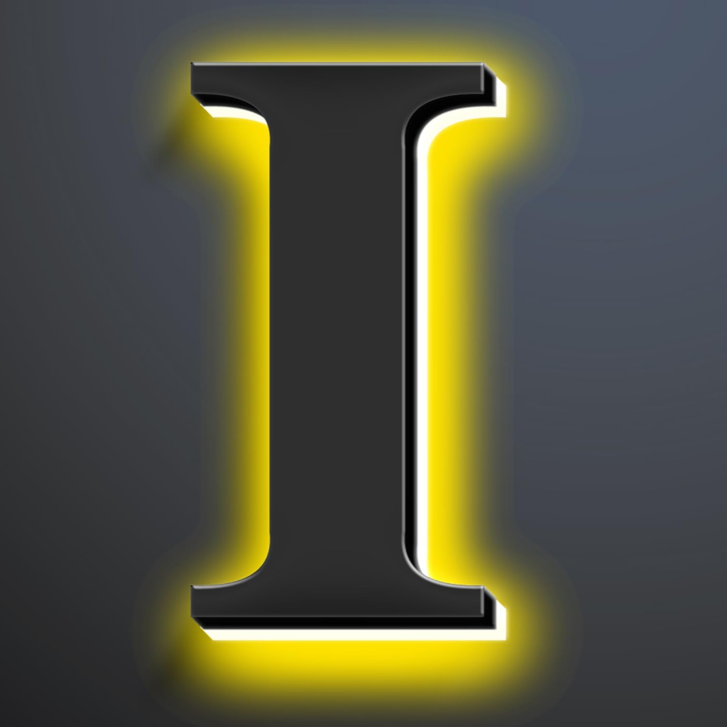 Backlit LED Illuminated House Numbers 20 Inch, Stainless Steel Hand-Polished For House Address Signs, Modern Light Up House Number, Metal Address Numbers With Lights,I
