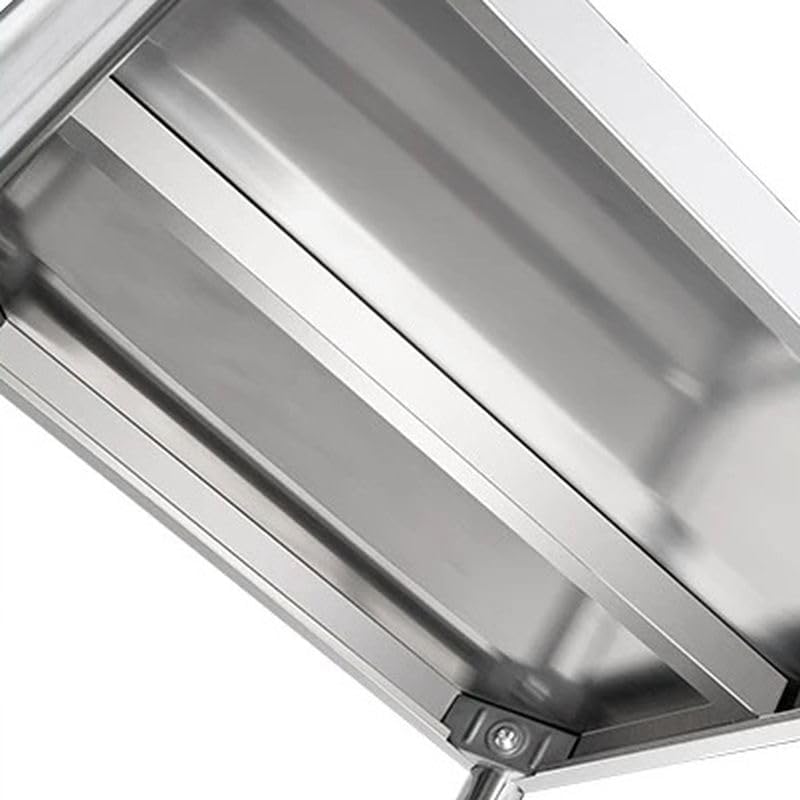 Stand with Storage 5-Tier, Corner Baker's Rack, Corner Shelf Stand Kitchen Shelf Organizer with Stainless Stee in Silver for Kitchen Home Organizer (20' L x 12' W x 61' H)