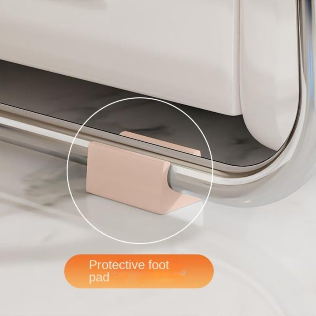 Microwave Oven Rack,Stainless Steel Kitchen Baker's Rack - Microwave Stand & Countertop for Rice Cooker, Pots & Appliances - Modern Pull-Out Storage Shelf (62cm)