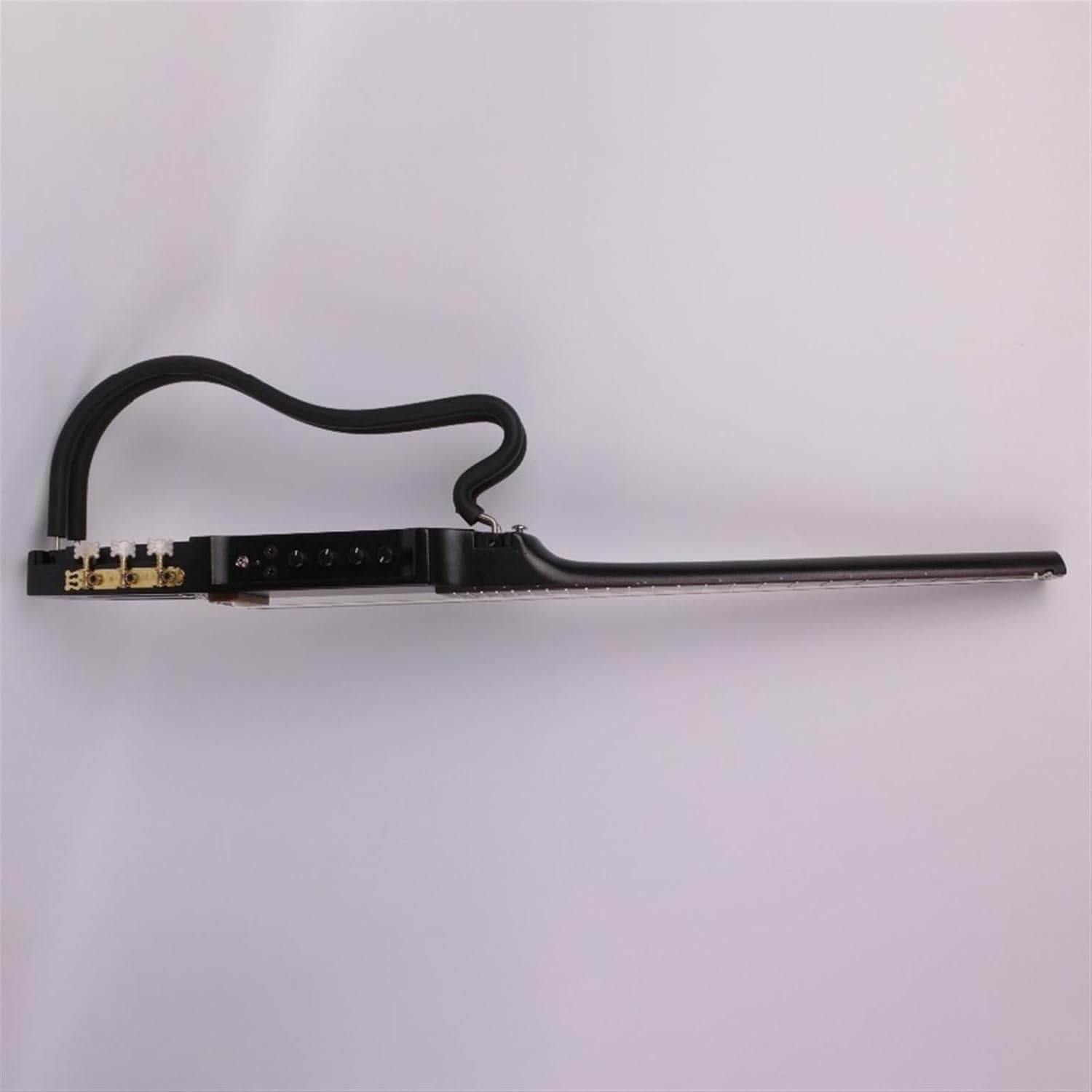 22 Frets Silent Nylon String Headless Electric Guitar Built in Effector Travel Portable Foldable Guitar Professional Headless Guitar (Color : 02)