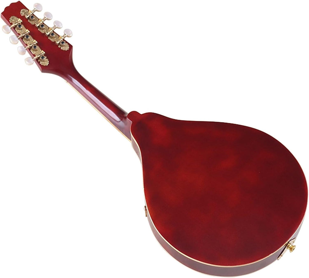 26 Inch Brown Red Mandolin Guitar Instrument Eight Strings Beginner Mandolin String Instrument