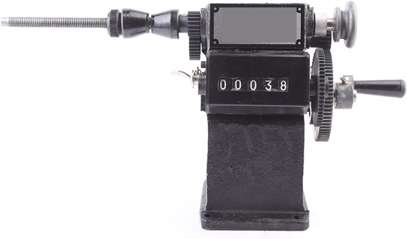 Coil Winding Machine, NZ-1 Hand Crank Electronic Counting Winding Machine, Small Home Hand Winding Machine, Stranding Machine Mini Count Winding Tools,for Guitar Pickup Coils Motor Coils