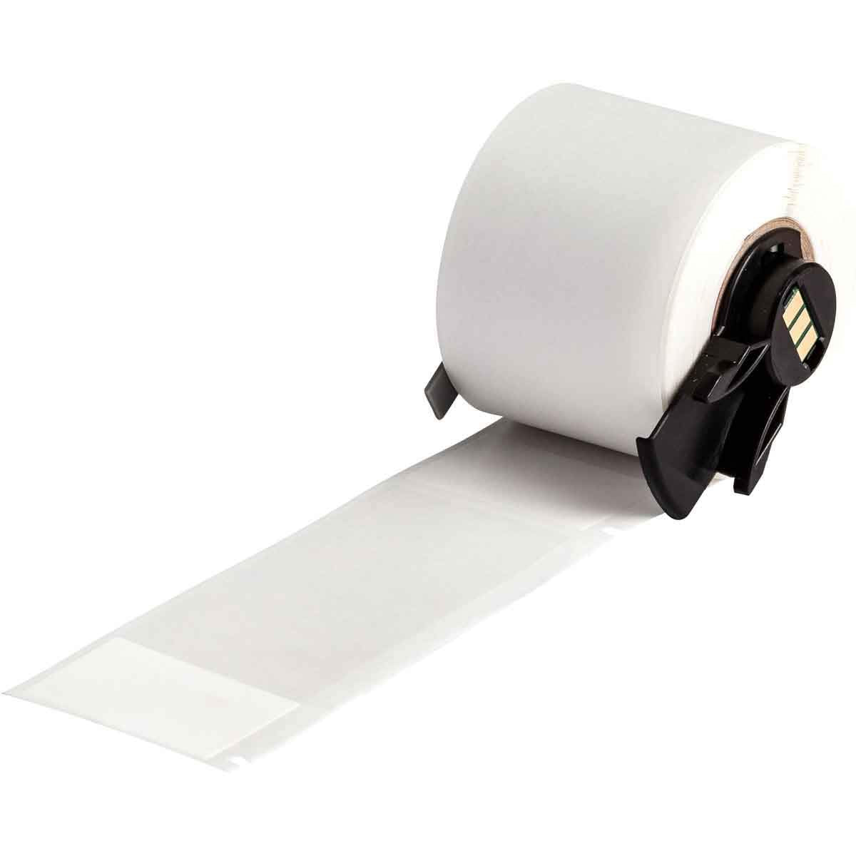 Brady PTL-33-427 TLS 2200 And TLS PC Link 4' Height, 1.5' Width, B-427 Self-Laminating Vinyl White And Translucent Color Label (100 Per Roll)