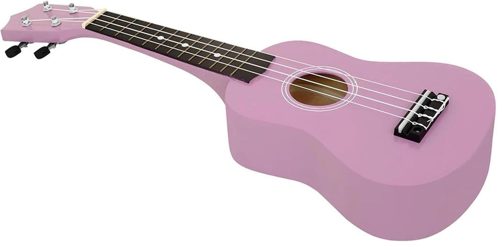 Adult Ukulele 21 Inch Ukulele 4 String Guitar Pink Hawaiian Mini Guitar Basswood Ukulele Stringed Instrument Beginner Gift