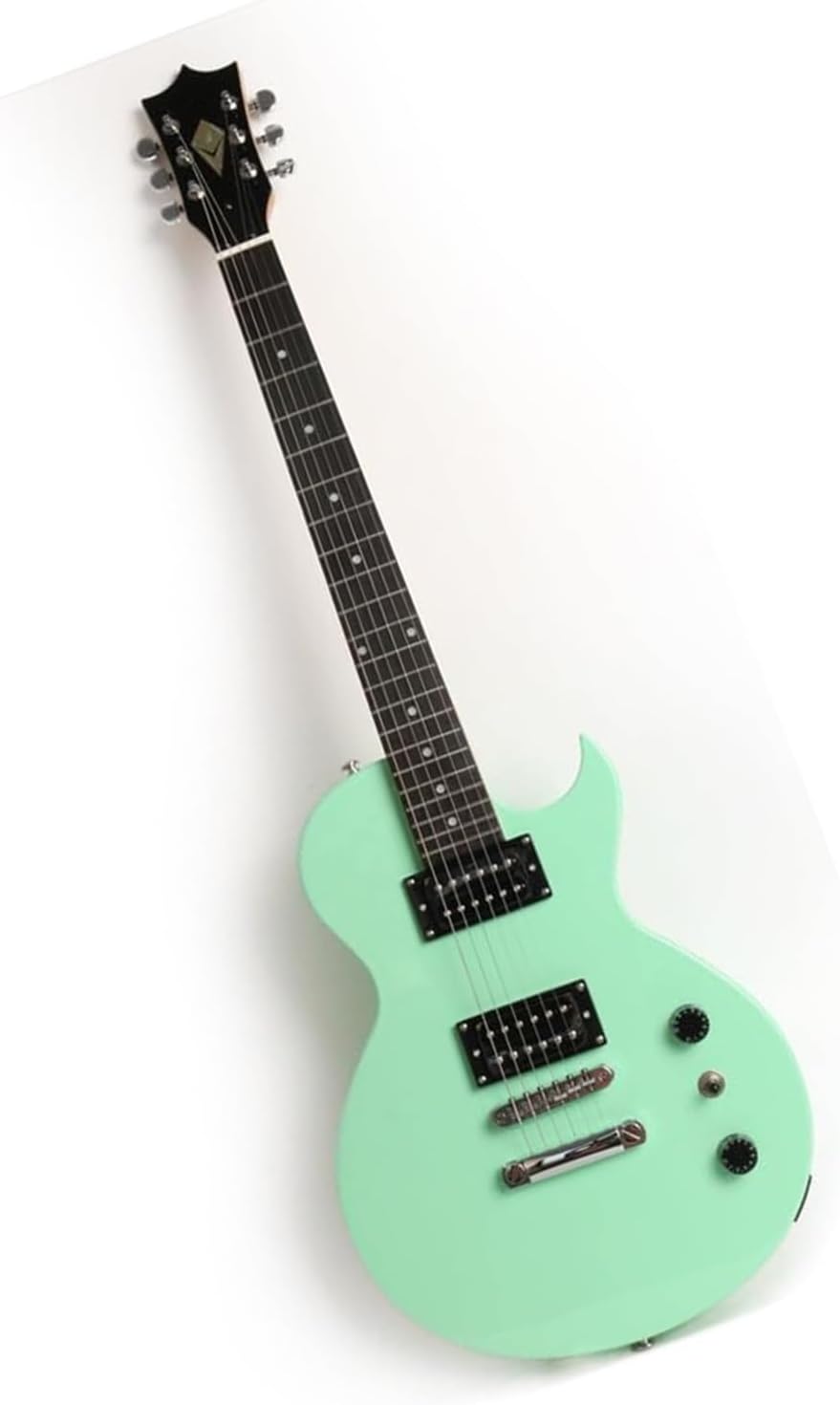 Professional Electric Guitar With Maple Neck Rosewood Fingerboard And Mahogany Solid Professional Electric Guitar(Green)