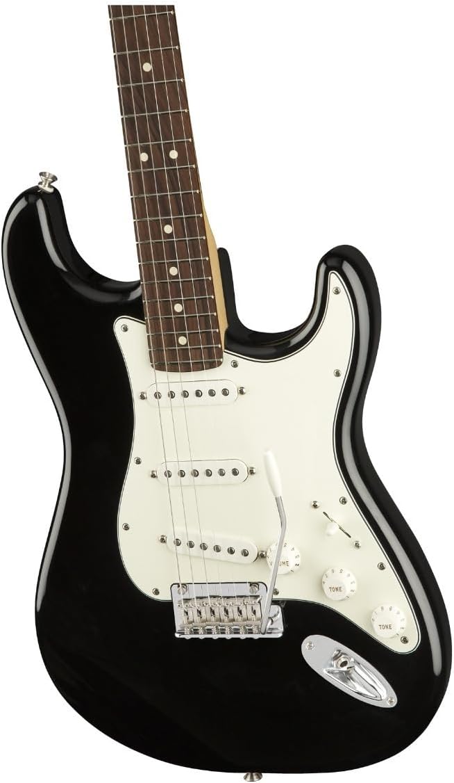Fender Player Stratocaster SSS Electric Guitar, Black, Pau Ferro Fingerboard
