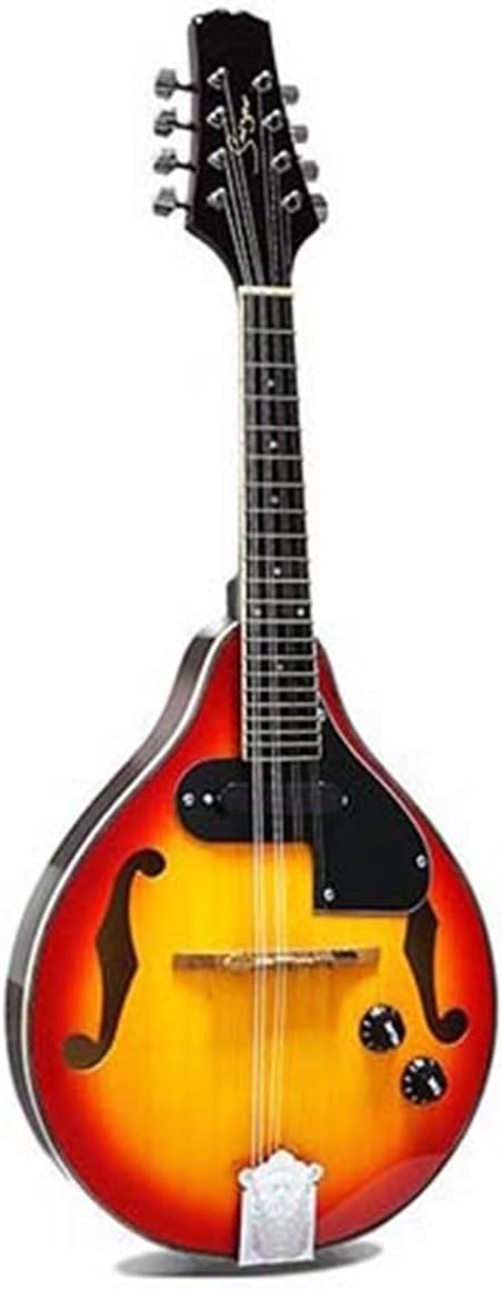Mandolin Red And Bk Electric Guitar Eight-string Professional Practice Instrument Beginner Mandolin String Instrument