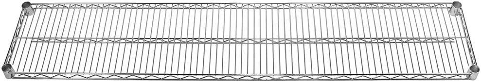 Shelving Inc. 12' d x 60' w Chrome Wire Shelving with 3 Tier Shelves, Weight Capacity 800lbs Per Shelf