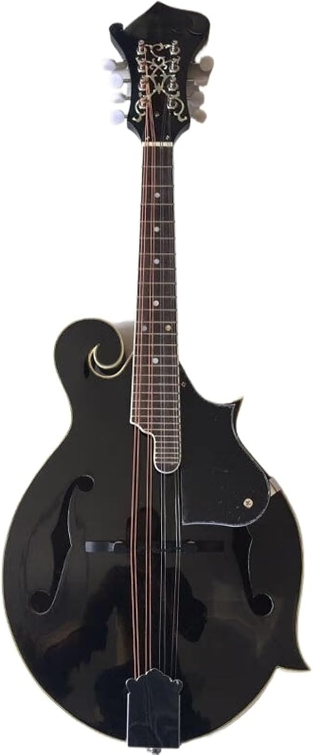 Mandolin F Type Guitar Eight String Instrument Round Red Beginner Mandolin String Instrument(2)