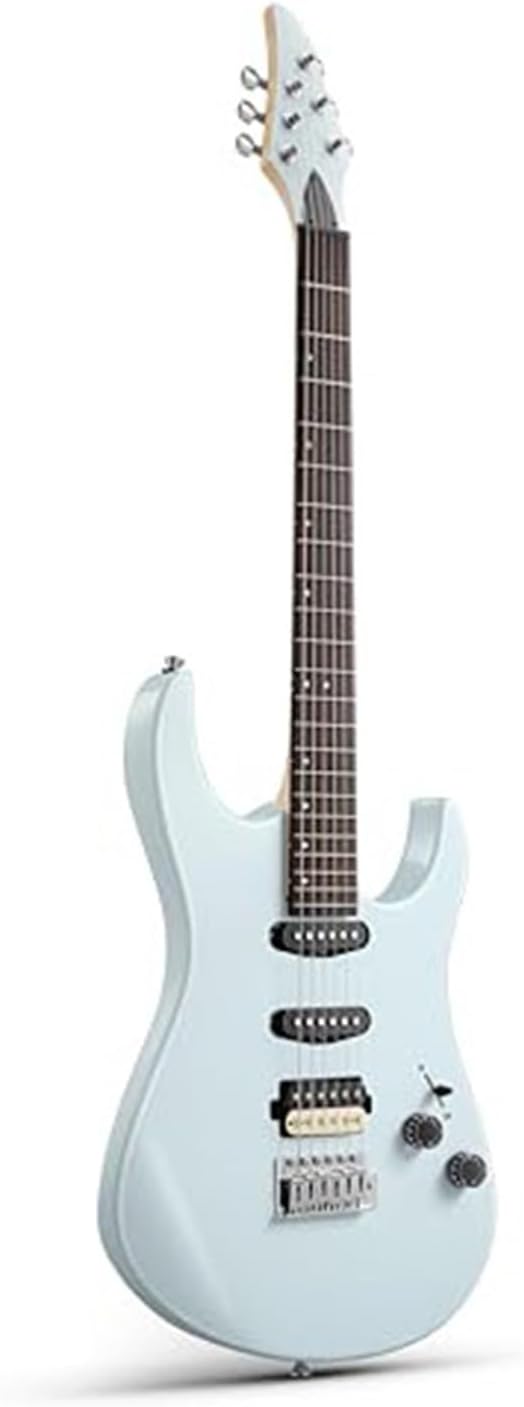Professional Full Size Solid Or Color Electric Guitar Sets Professional Electric Guitar(Gray)