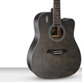 Etlegor Classical Guitar 41 Inches Dreadnought Cutaway Beginner Veneer Spruce Wooden Guitar Kit with Bag, Strings, Picks,5 Colors (Color : D)