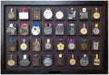 Medal Display 32 Medals (Dark Brown), Marathon, Triathlon, Gymnastics, Soccer, Wrestling, Swimming, Track and Field, Martial Arts. Easy to Install, Beautifully Crafted.