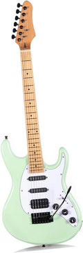 Solid Electric Guitar For Beginners And Adults Colorful Performance Instrument Professional Electric Guitar(Green)