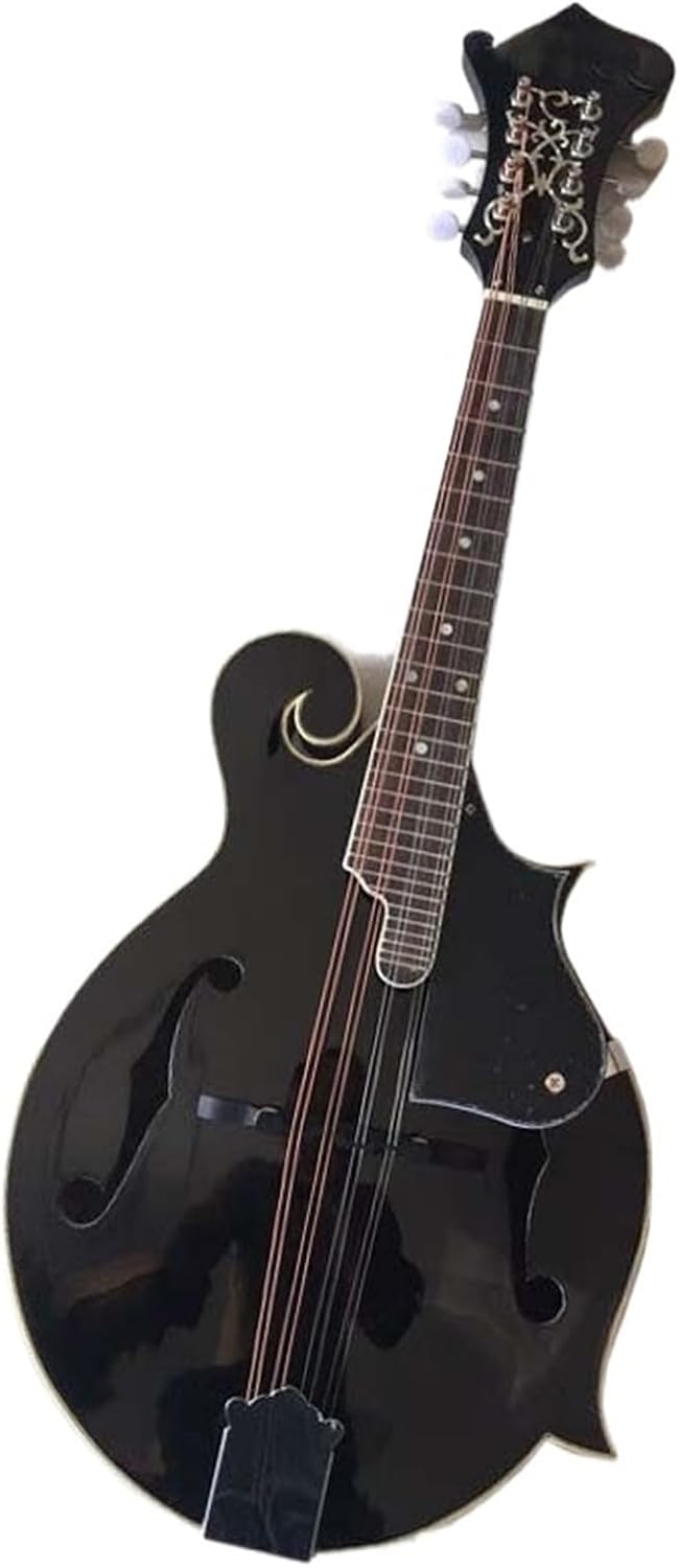 Mandolin F Type Guitar Eight String Instrument Round Red Beginner Mandolin String Instrument(2)