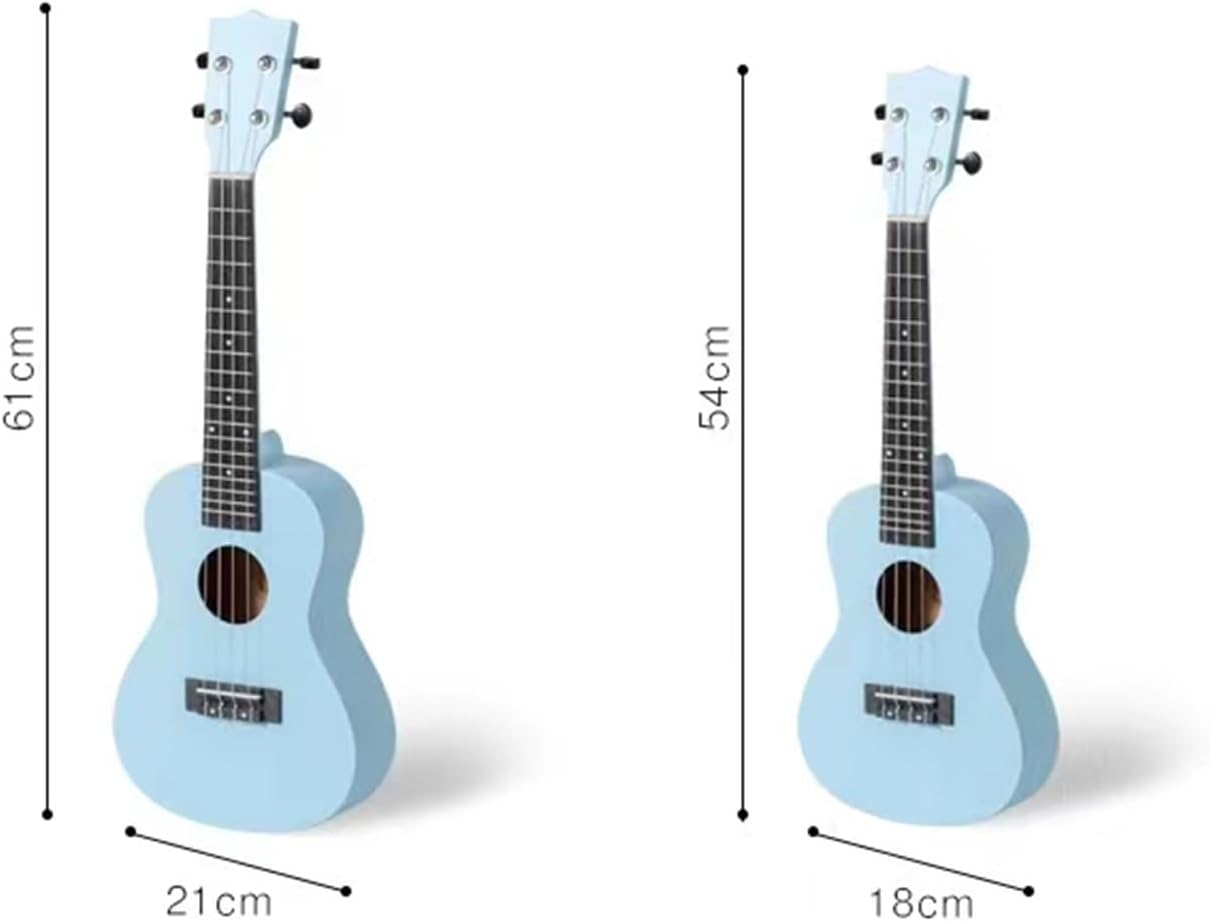 Ukulele 23-inch Cute Small Guitar For Male And Female Beginners Ukulele Bundle Kit(Pink,23)