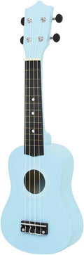 Adult Ukulele 21 Inch Ukulele 4 String Mini Guitar Music Instrument For Beginners(Blue)