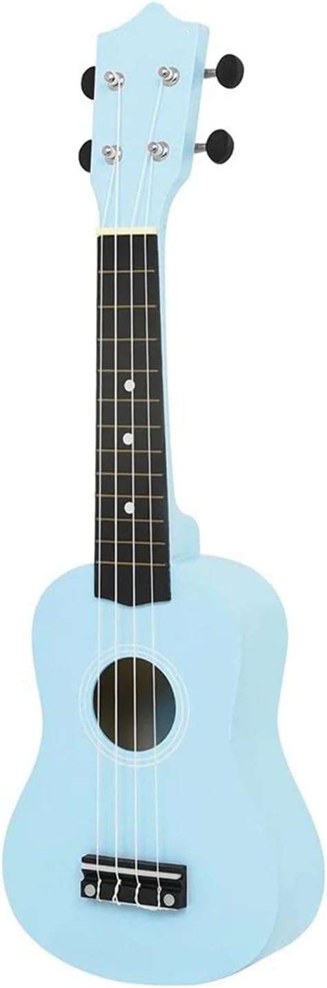 Adult Ukulele 21 Inch Ukulele 4 String Mini Guitar Music Instrument For Beginners(Blue)