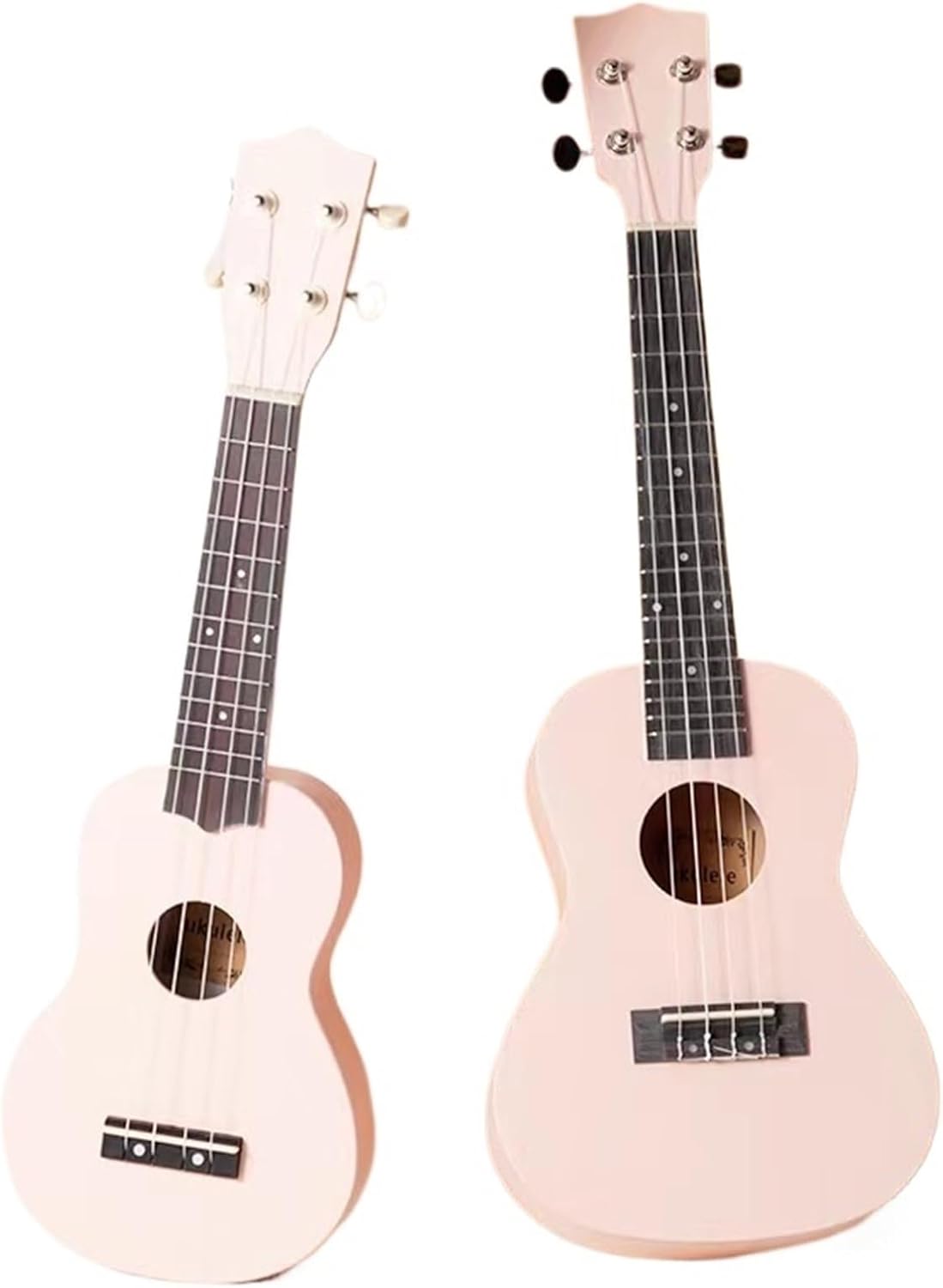 Ukulele 23-inch Cute Small Guitar For Male And Female Beginners Ukulele Bundle Kit(Pink,23)