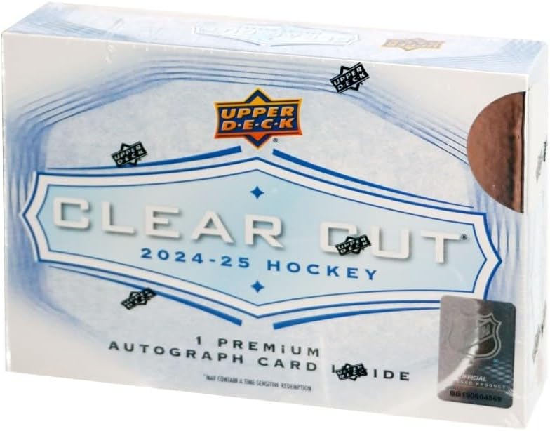 2024-25 Upper Deck Clear Cut Hockey Hobby Box