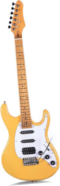 Solid Electric Guitar For Beginners And Adults Colorful Performance Instrument Professional Electric Guitar(Vintage)