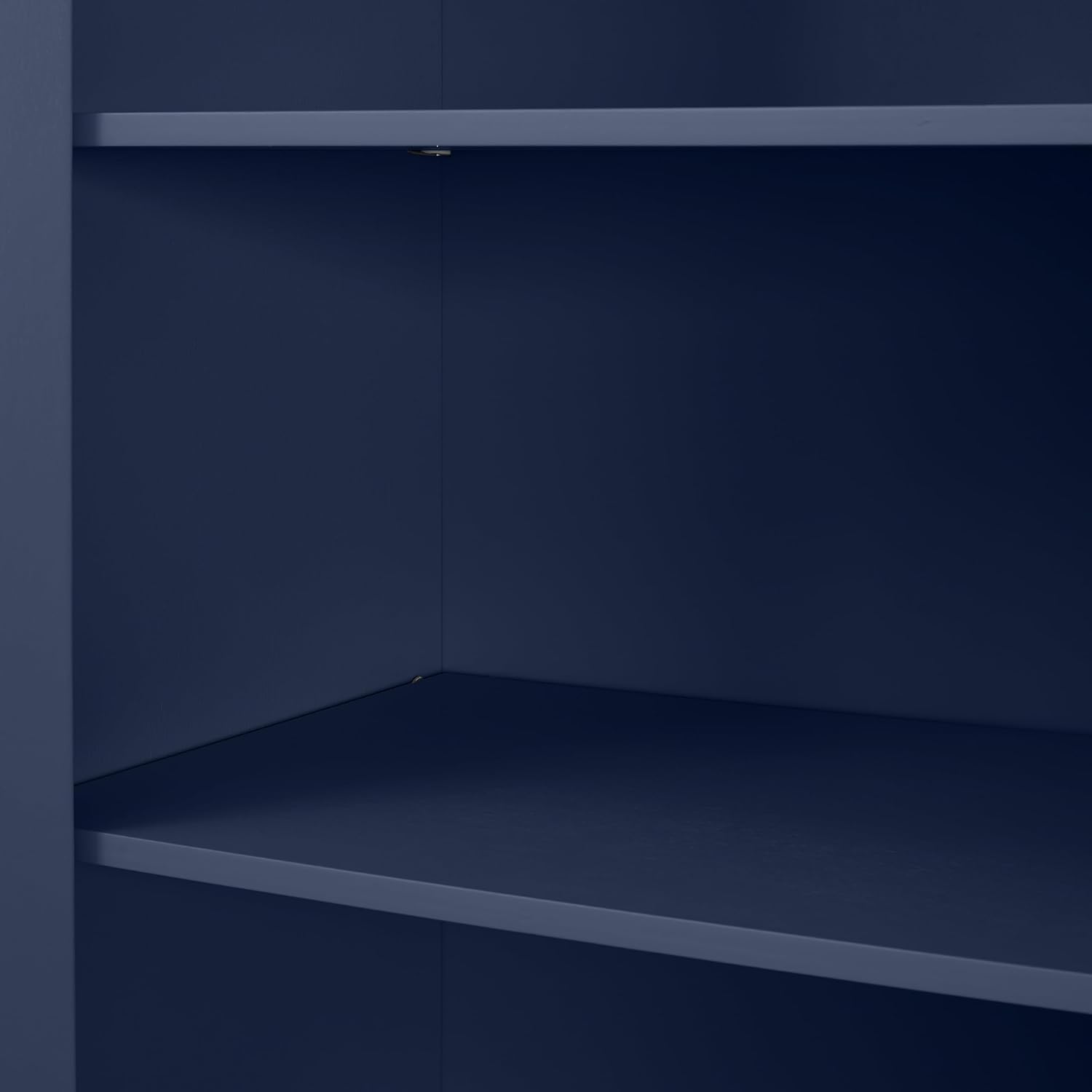 Crosley Furniture Savannah Tall Pantry Storage Cabinet with Shelves, Kitchen, Dining, or Laundry Room, Navy
