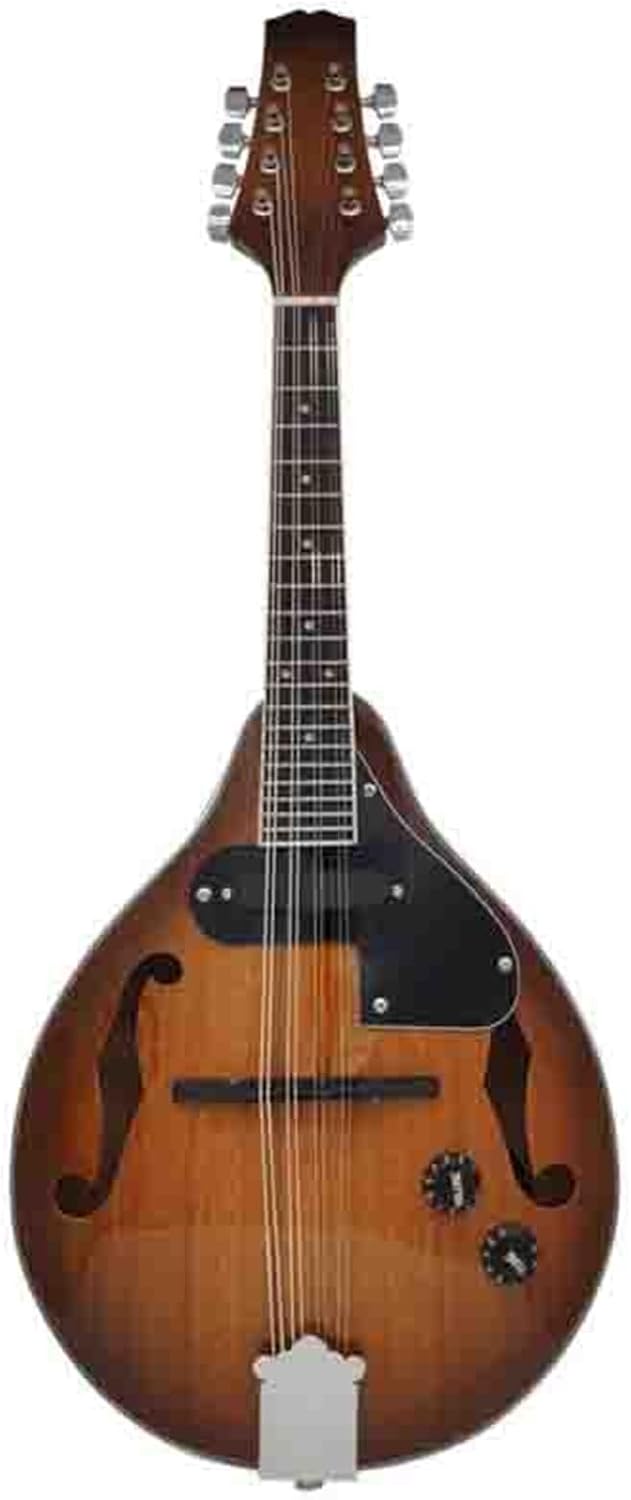 Eight String Mandolin Electric Guitar Musical Instrument Wine Red Professional Performance Beginner Mandolin String Instrument(1)