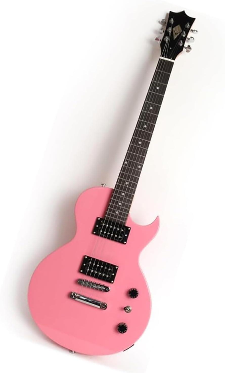 Professional Electric Guitar With Maple Neck Rosewood Fingerboard And Mahogany Solid Professional Electric Guitar(Pink)