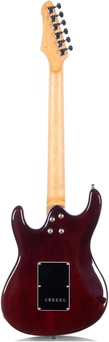 Solid Solid Electric Guitar Beginner Model Professional Performance Instrument Professional Electric Guitar(Mocha)