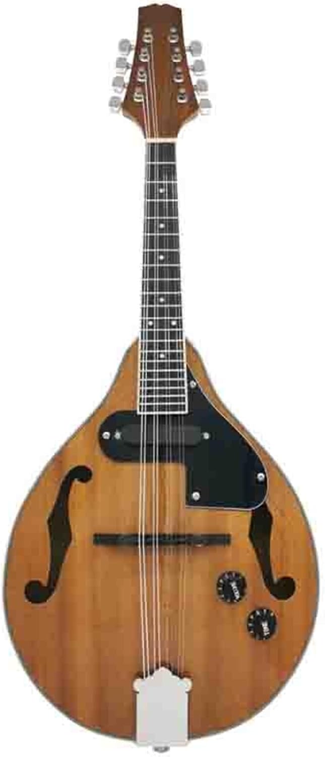 Eight String Mandolin Electric Guitar Musical Instrument Wine Red Professional Performance Beginner Mandolin String Instrument(4)