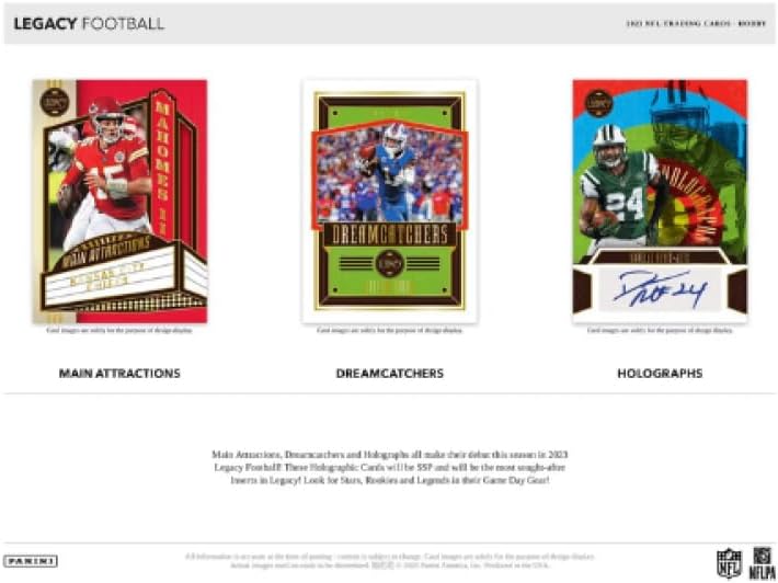 2023 Panini Legacy NFL Football HOBBY box (12 pks/bx)