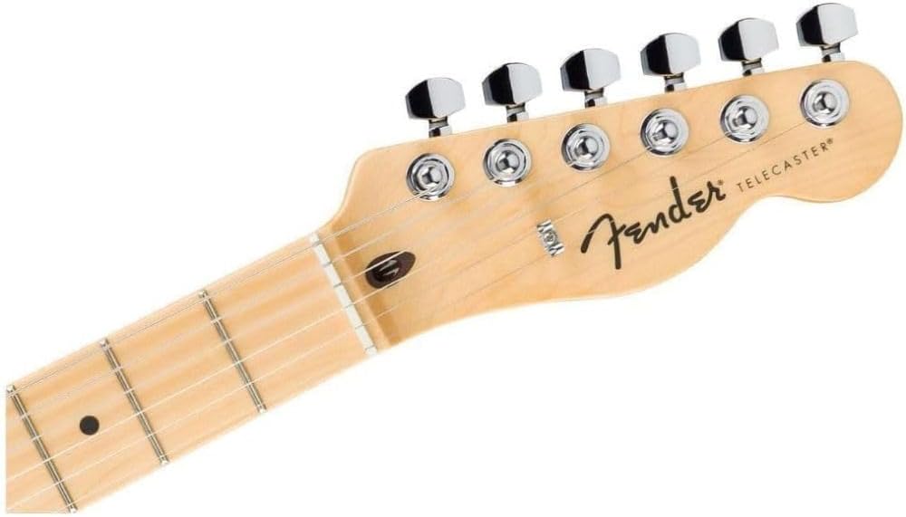 Fender Standard Telecaster Electric Guitar - Aqua Marine Metallic Bundle with Fender Classic Guitar Picks 12-Pack, 10ft Series Instrument Cable Black, Logo Guitar Strap 2in Black with White